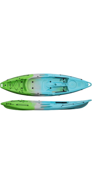 2026 NTB Outdoors Explorer 1+1 Kayak 10ft NTB-EXP-ICE - Iceburg Blue / Green